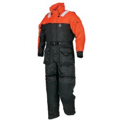 MustangDeluxe Anti-Exposure Coverall & Work Suit - Orange/Black