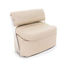 Taylor Made Pontoon Seat - Flip Flop Seat with Storage (Beige)
