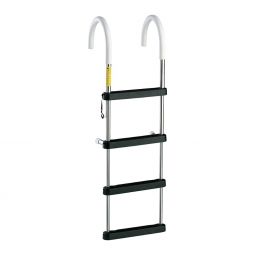 Garelick Gunwale Boarding Ladder - 2x4 Steps (Telescoping)