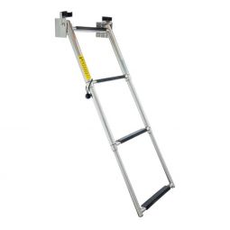 Garelick Transom Ladder - 4 Steps (Telescoping)