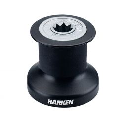 Harken Plain Top Winch: Radial Size 6 (Black) - 1 Speed