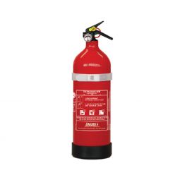 Lalizas Fire Fighting - Fire Extinguisher Dry Powder 2 kg MED w/ Plastic Bracket (EN, ES, HR)