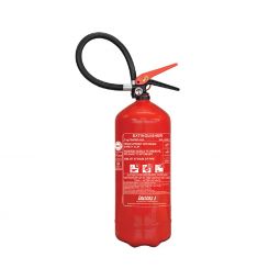 Lalizas Fire Fighting - Fire Extinguisher Dry Powder 6 kg MED w/ Wall Bracket (EN, ES, HR)