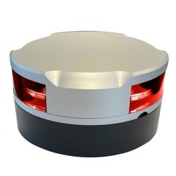 Lopolight Side Lights - Horizontal Mount 360° 2nm Red (Silver Housing)