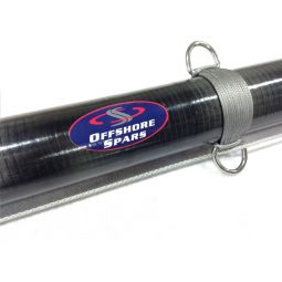Offshore Spars J/22 Spinnaker Pole - Shiny Black (Double D-Rings)