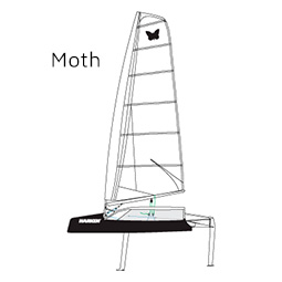 moth sailboat weight