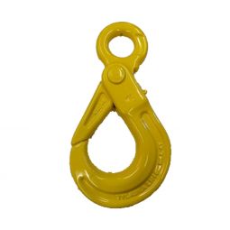 Tylaska LH10 Eye-Type Self-Locking Hook Powder Coat Yellow