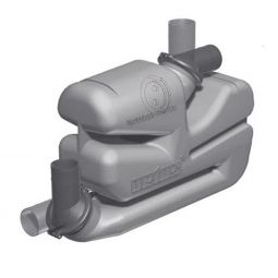 Vetus Exhaust Waterlock - Plastic Muffler Type LSG 2 3/8