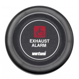 Vetus Dashboard Instrument for Exhaust Temperature Alarm 12V, Black (excl. Sensor)