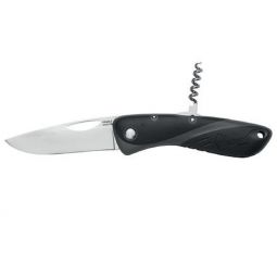 Wichard Aquaterra Corkscrew Knife - Black / Grey
