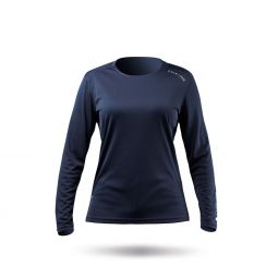 Zhik T-Shirt - UV Active Long Sleeve - Navy (Women)