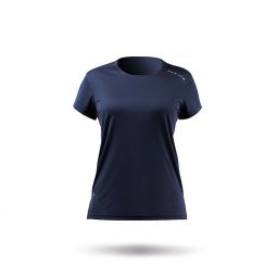 Zhik T-Shirt - UV Active Short Sleeve - Navy (Women)