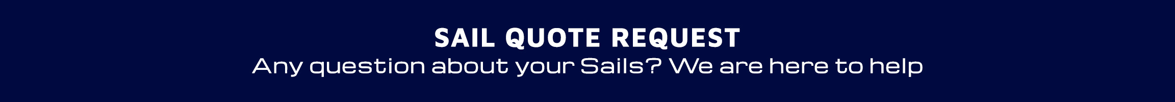 Sail quote request